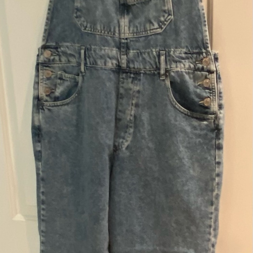 Woman’s Blue Denim Jean Overalls